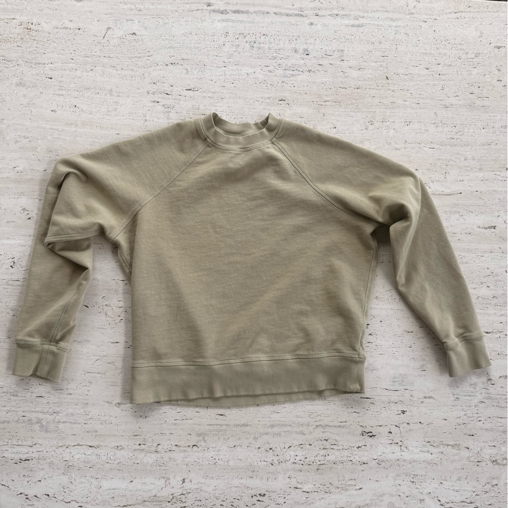 MATE The Label Organic Relaxed Cotton Crewneck Sweatshirt, XS